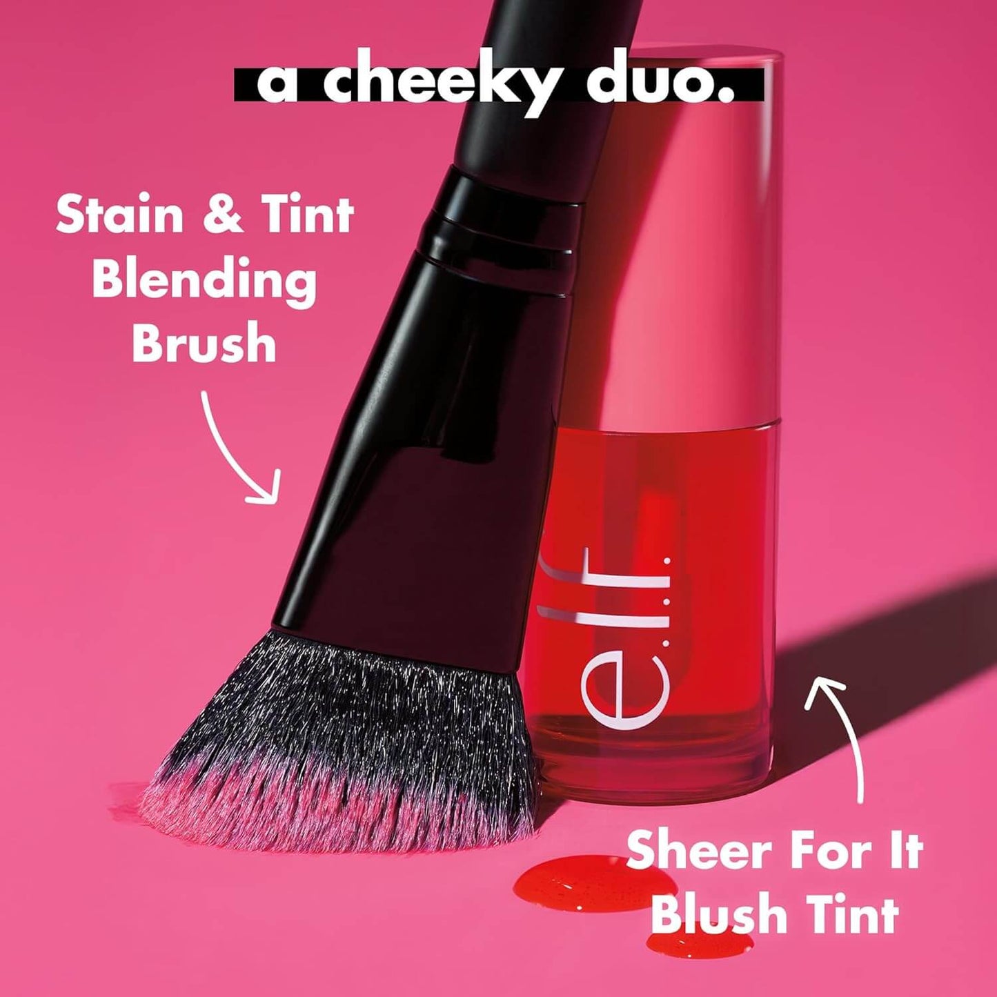 Elf Sheer For It Blush Lip + Cheek Tint | Water Tint for Lips & Cheeks