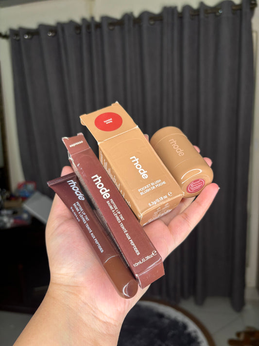 The Rhode Duo (Rhode Lip Peptide and Rhode Pocket Blush)