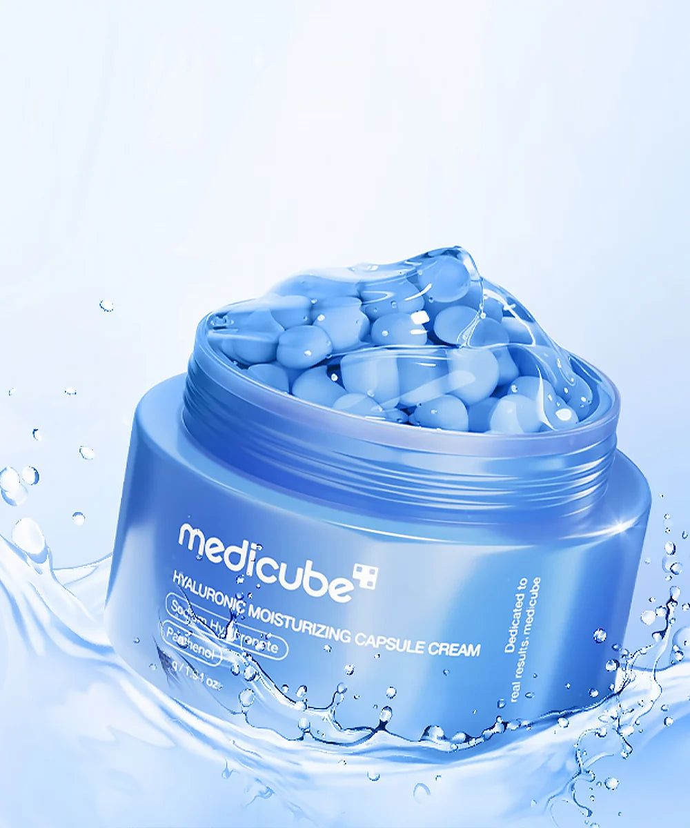 Medicube Hyaluronic Moisturizing Capsule Cream | Korean Hydrating Face Cream