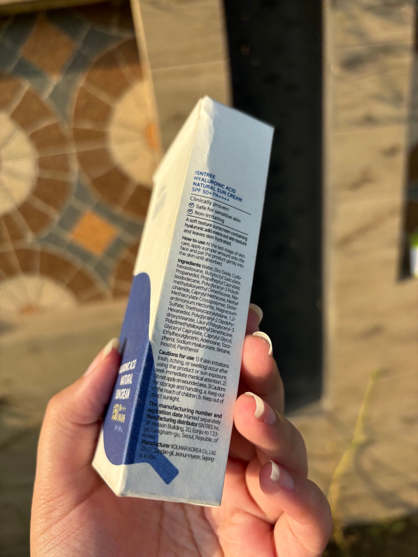 Istree Hyaluronic Acid Natural Sun Cream
