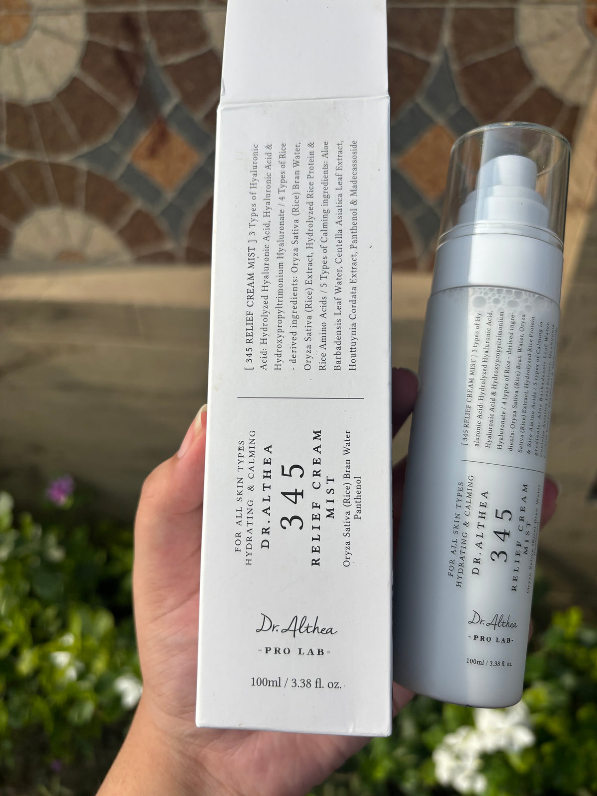 Dr. Althea 345 Relief Cream Mist | Korean Hydrating Face Mist & Skin Soothing Spray