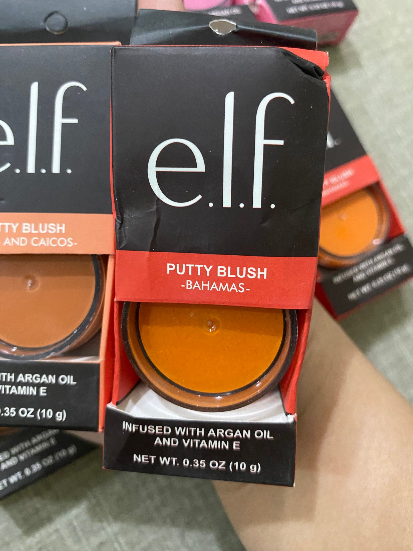 Elf Putty Blush infused with argan oil and vitamin e