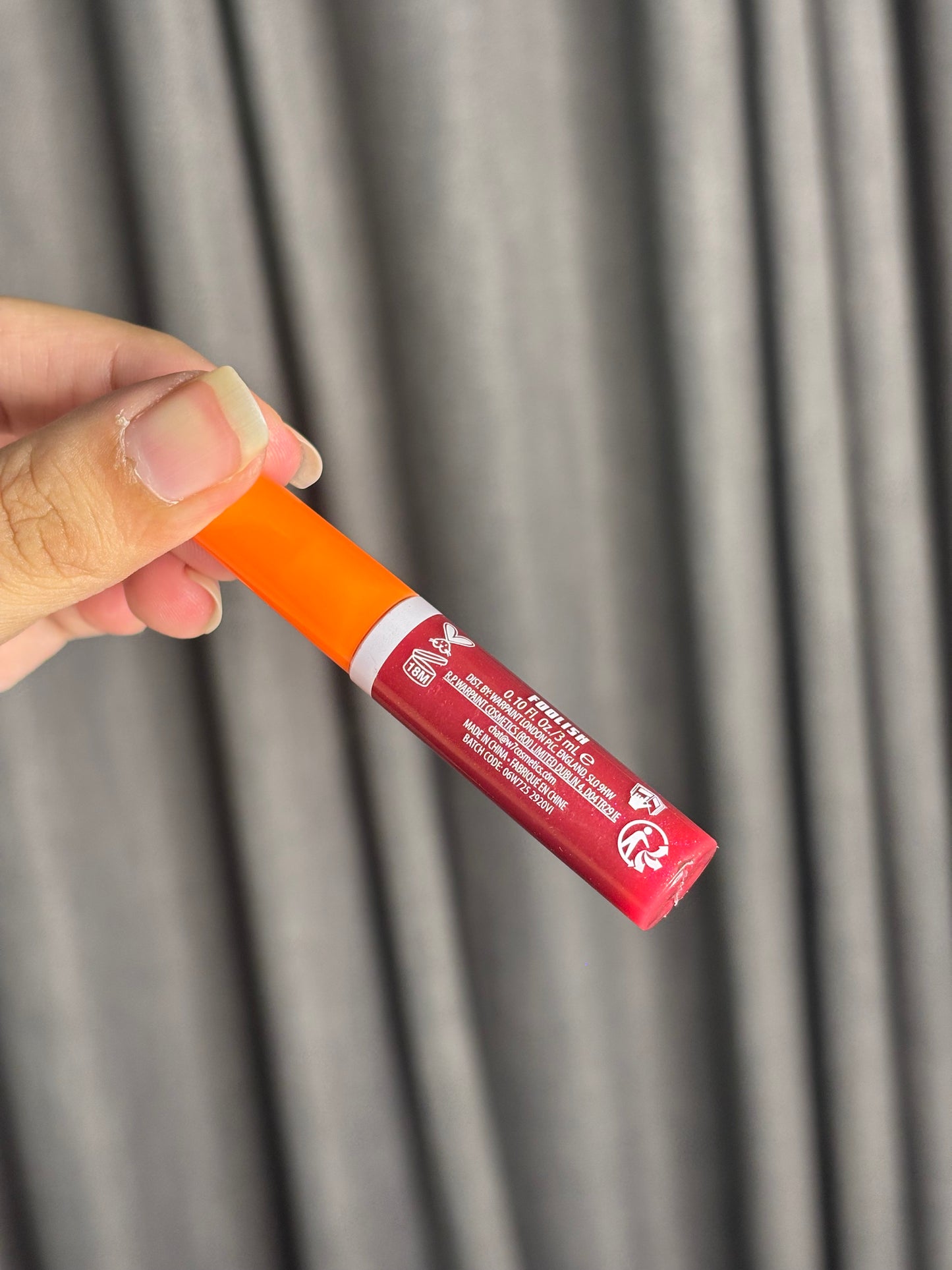 W7 Thick Drip Lip Gloss Shade Foolish 3ml