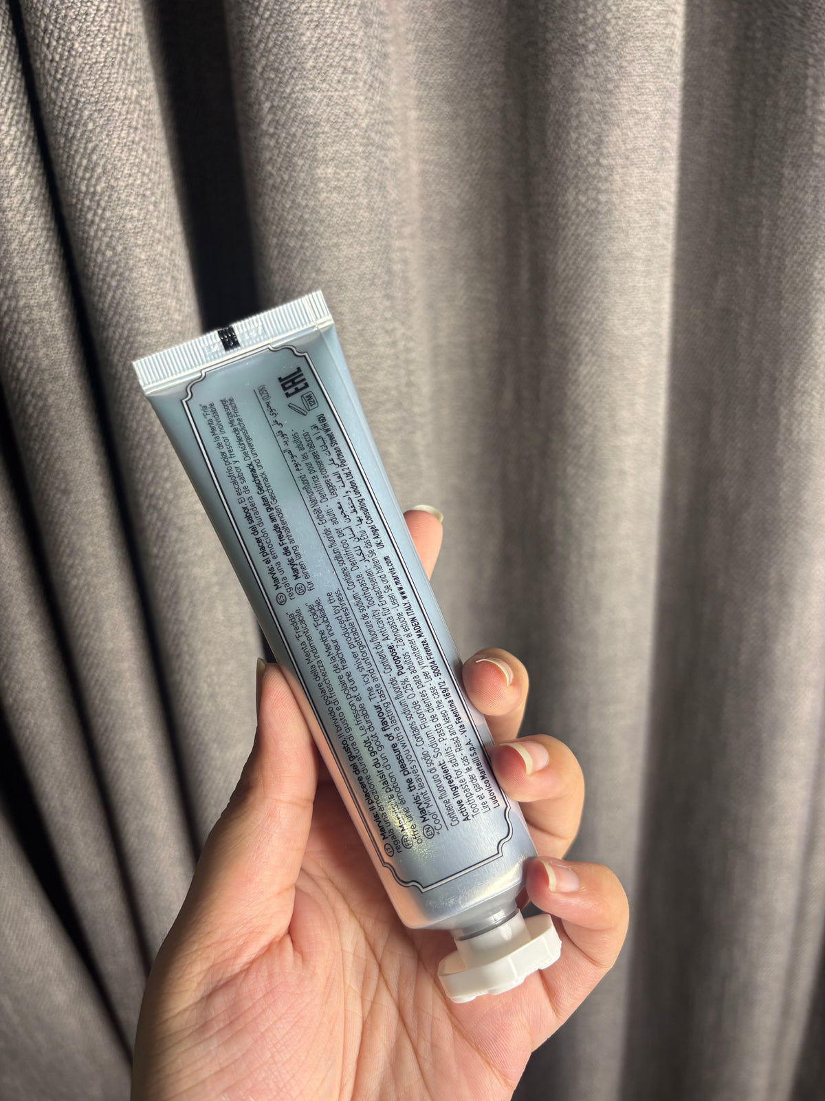 Marvis Toothpaste 85ml | Classic Strong Mint, Whitening & Ginger Mint