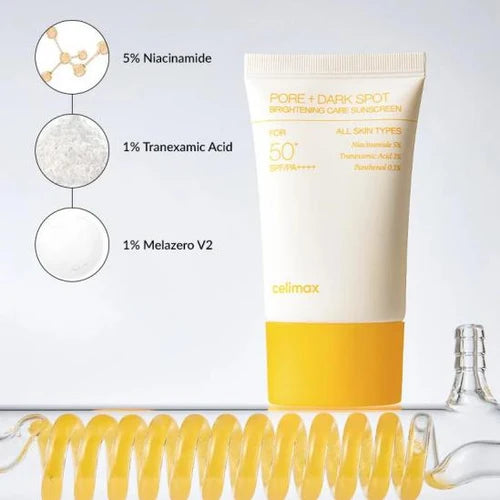 Celimax Pore+Dark Spot Brightening Care Sunscreen SPF50+ PA++++ 50ml