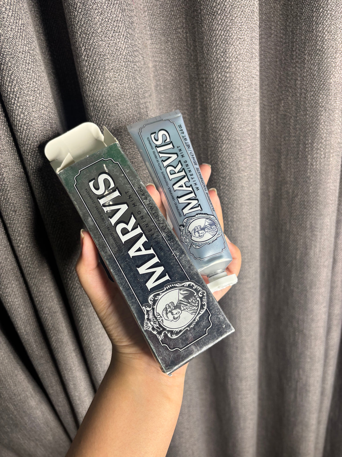 Marvis Toothpaste 85ml | Classic Strong Mint, Whitening & Ginger Mint
