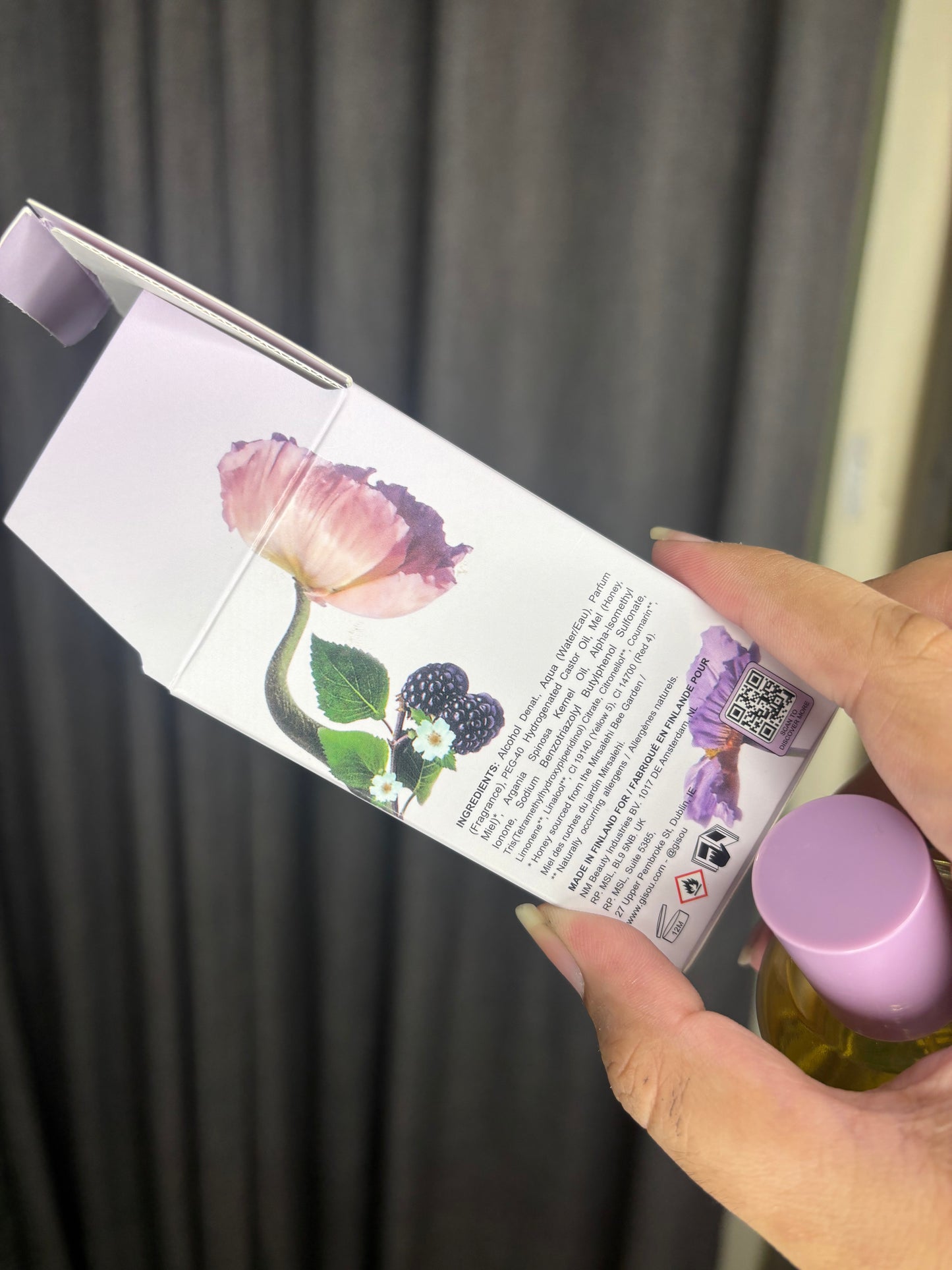 Gisou Honey Infused Hair Perfume Floral Edition – Lavender Berry | Hair Fragrance