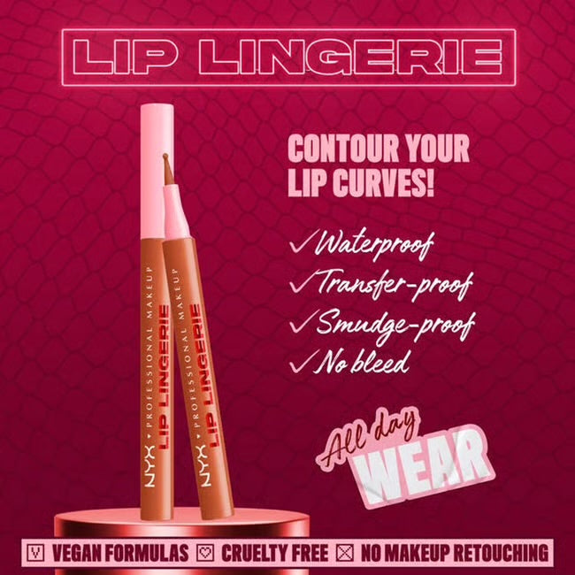 NYX Professional Makeup Lip Lingerie Lip Liner Stain – 12 Shades
