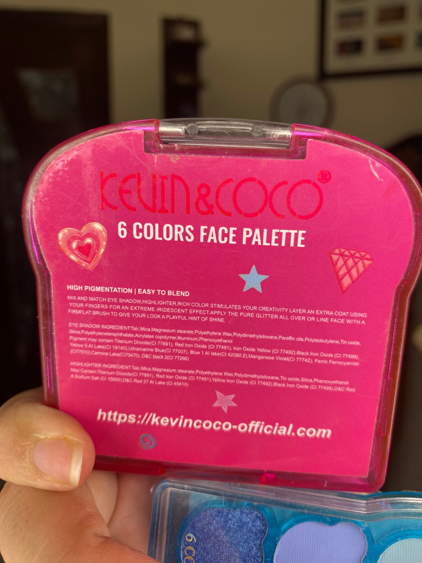 Kevin & Coco 6 Color Eyeshadow Palette