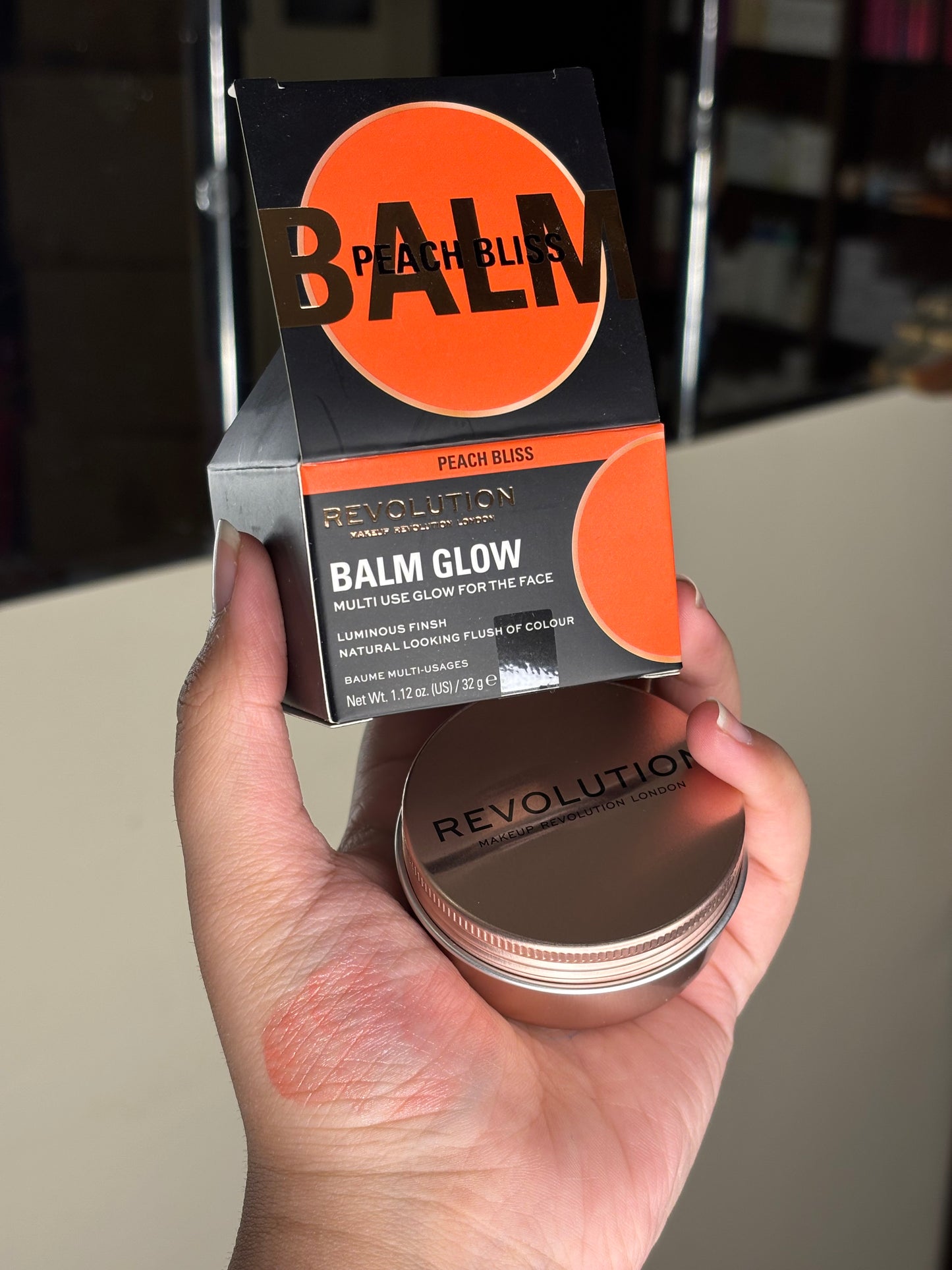 Revolution Glam Balm Shade Peach Bliss
