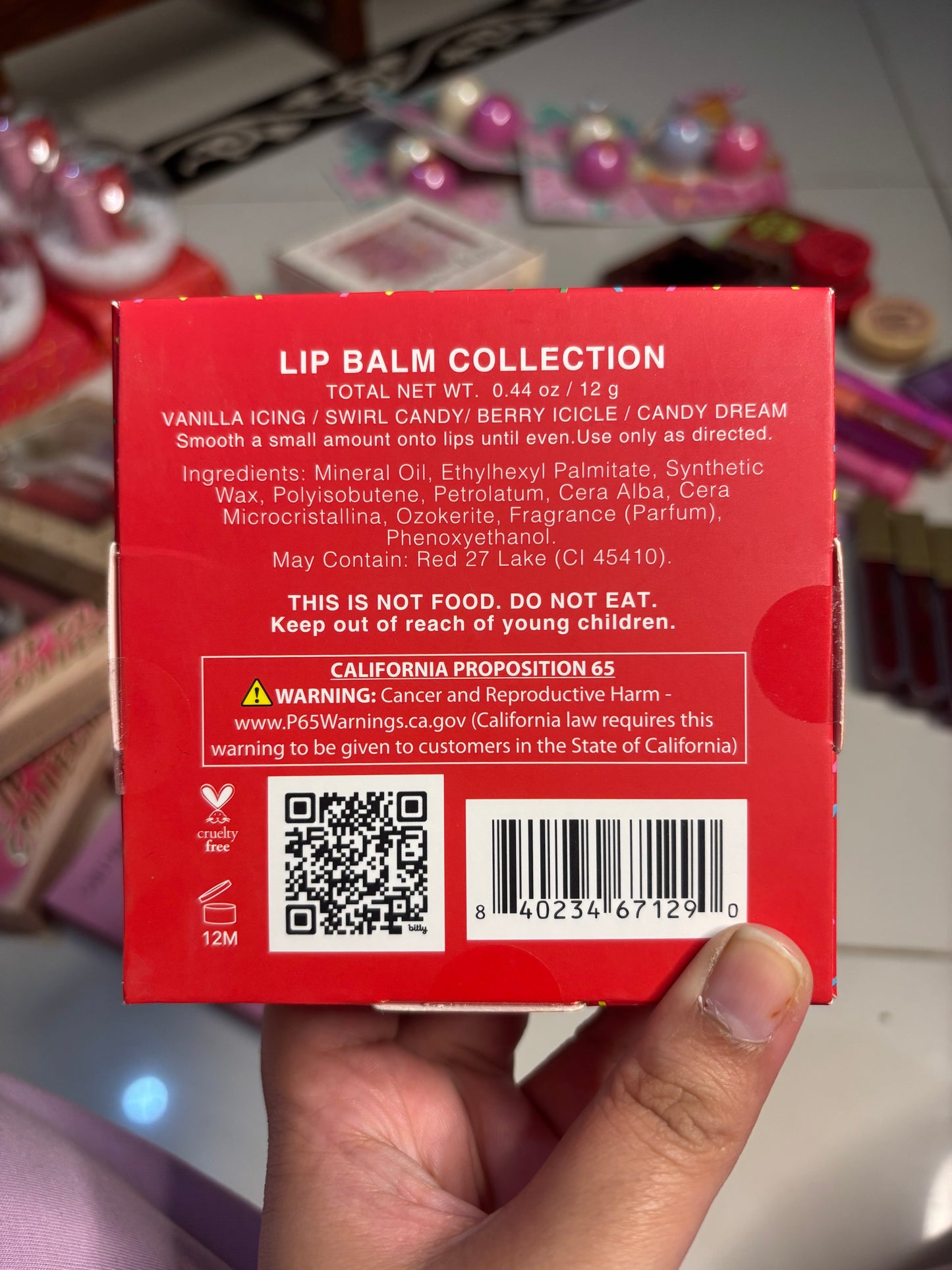 Snowball Set of 4 Lip Balm Gift Set