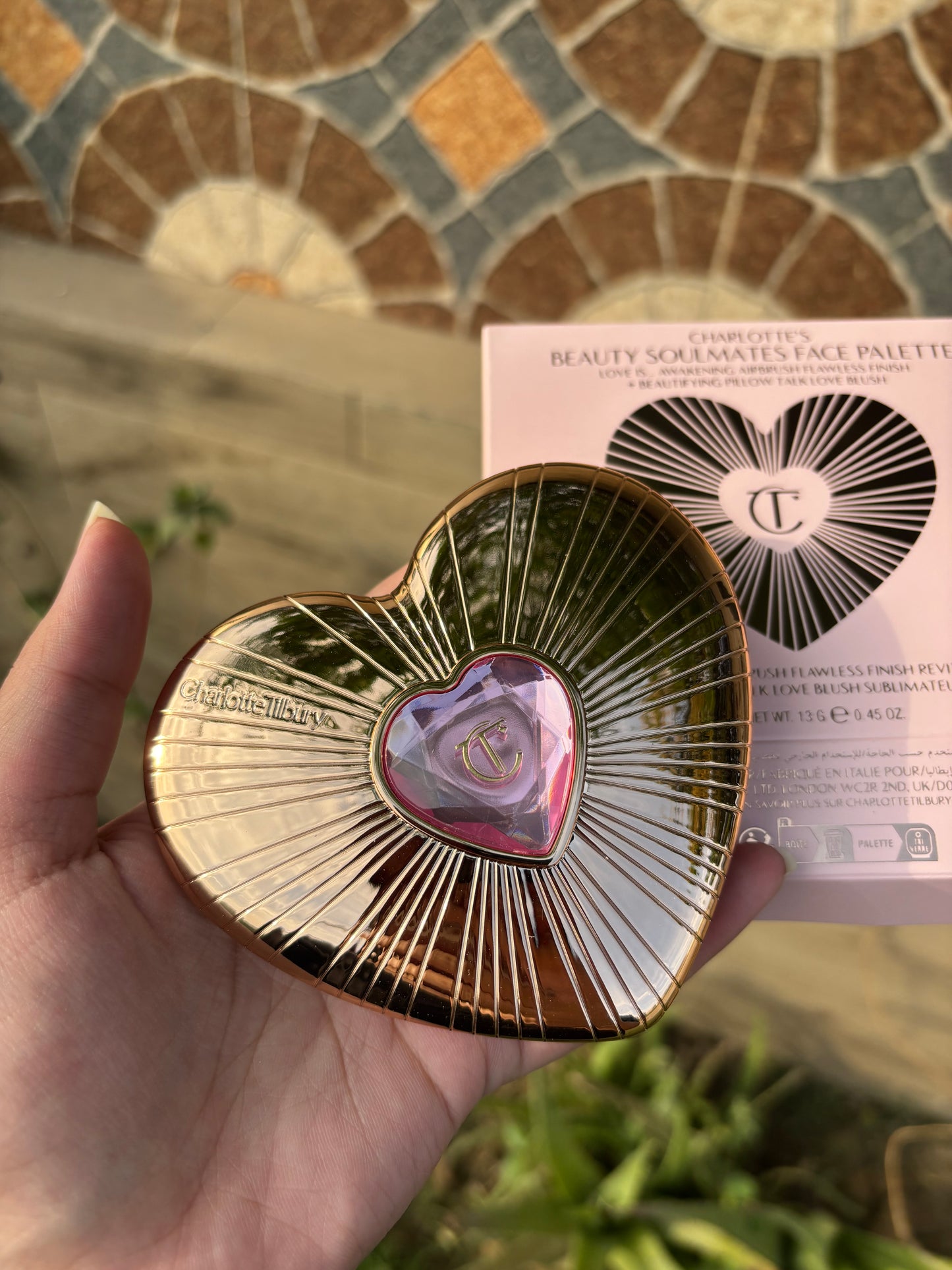 Charlotte Tilbury Pillow Talk FlawLess Pink blush & powder