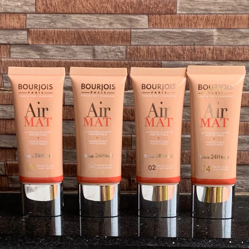 Bourjois Paris Air Mat Foundation (Matte Finish • Lightweight Feel • Long-Lasting Coverage)