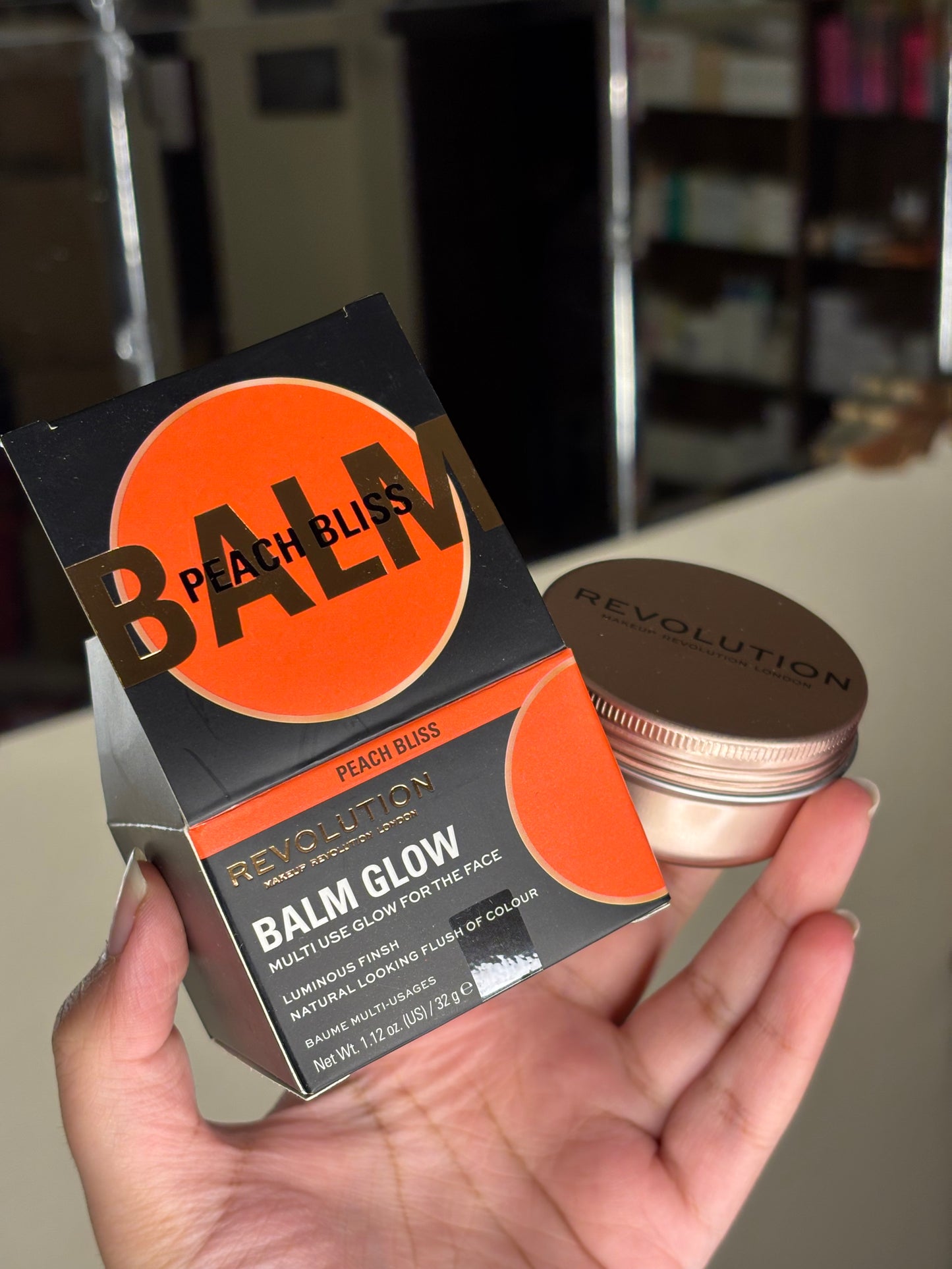 Revolution Glam Balm Shade Peach Bliss