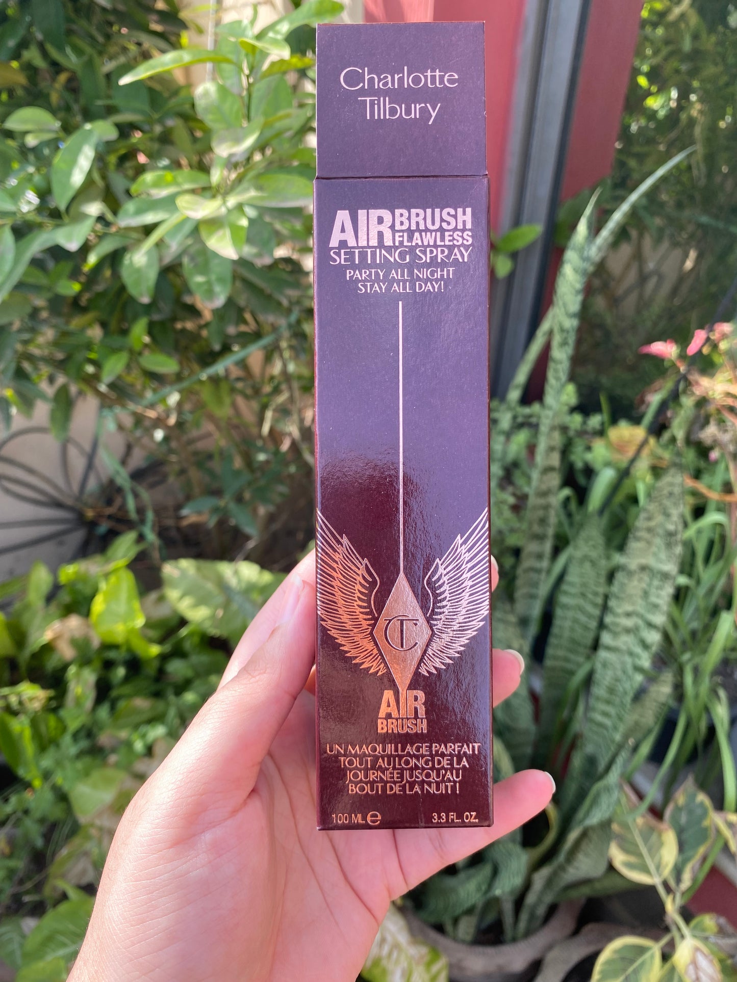 Charlotte Tilbury Air Brush Flawless Setting Spray Party all Night Stay all Day 100ml