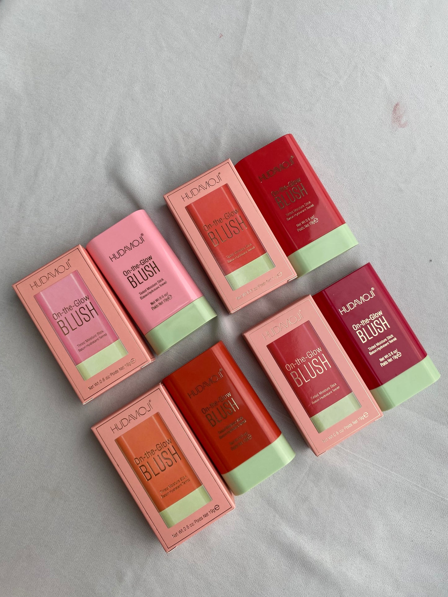 HudaMoji On the Glow Blush in Four Shades