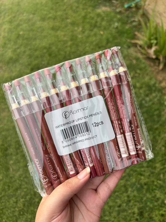 Flormar Lip Pencil Pack of 12