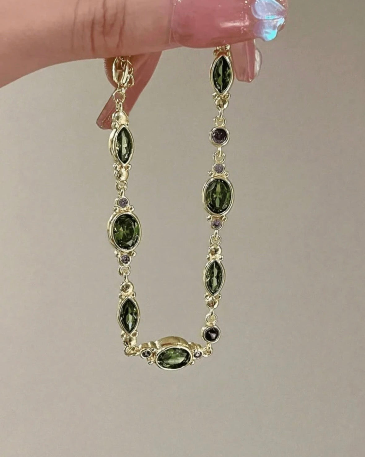 Green & Gold Bracelet
