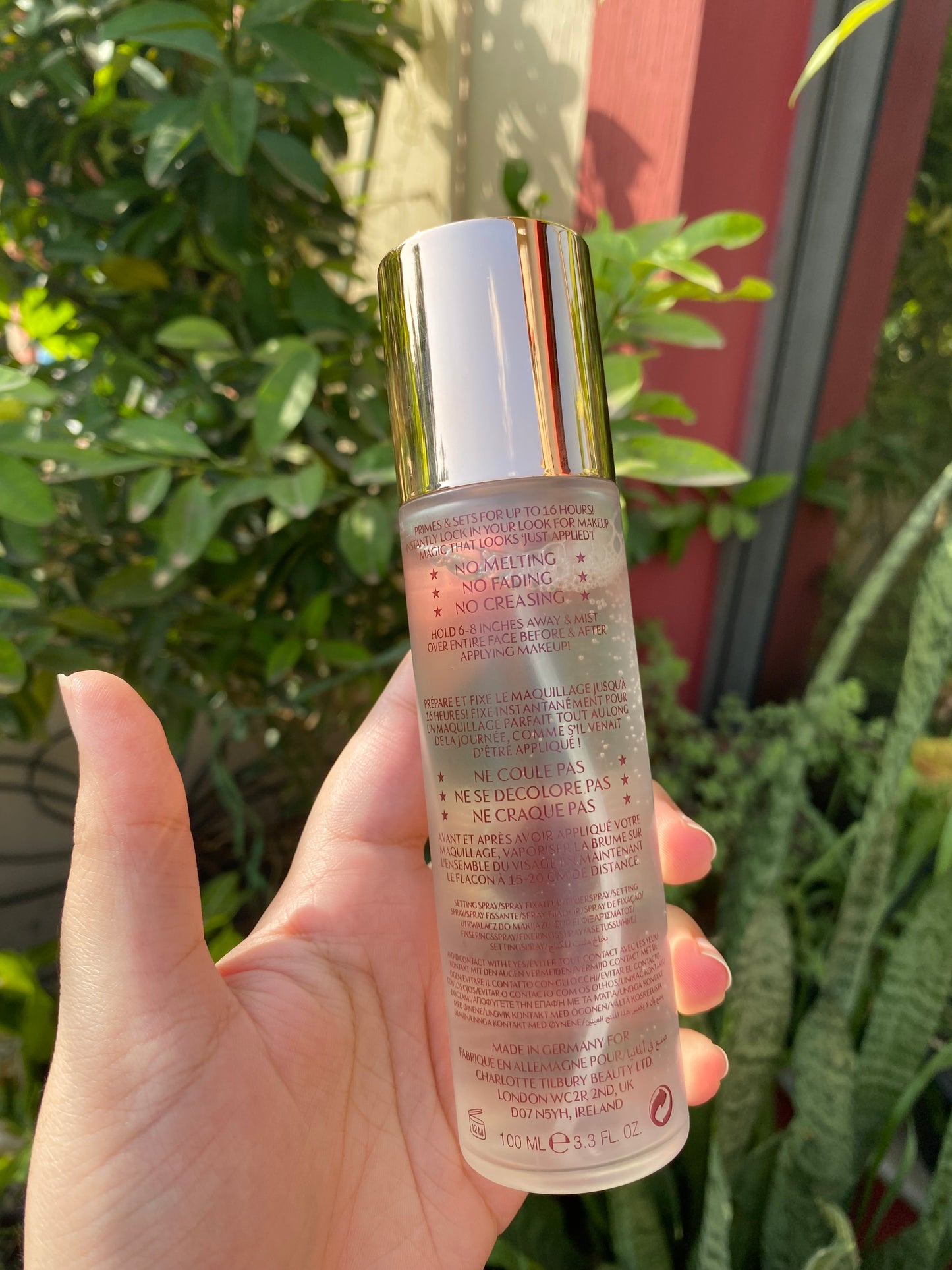 Charlotte Tilbury Air Brush Flawless Setting Spray Party all Night Stay all Day 100ml