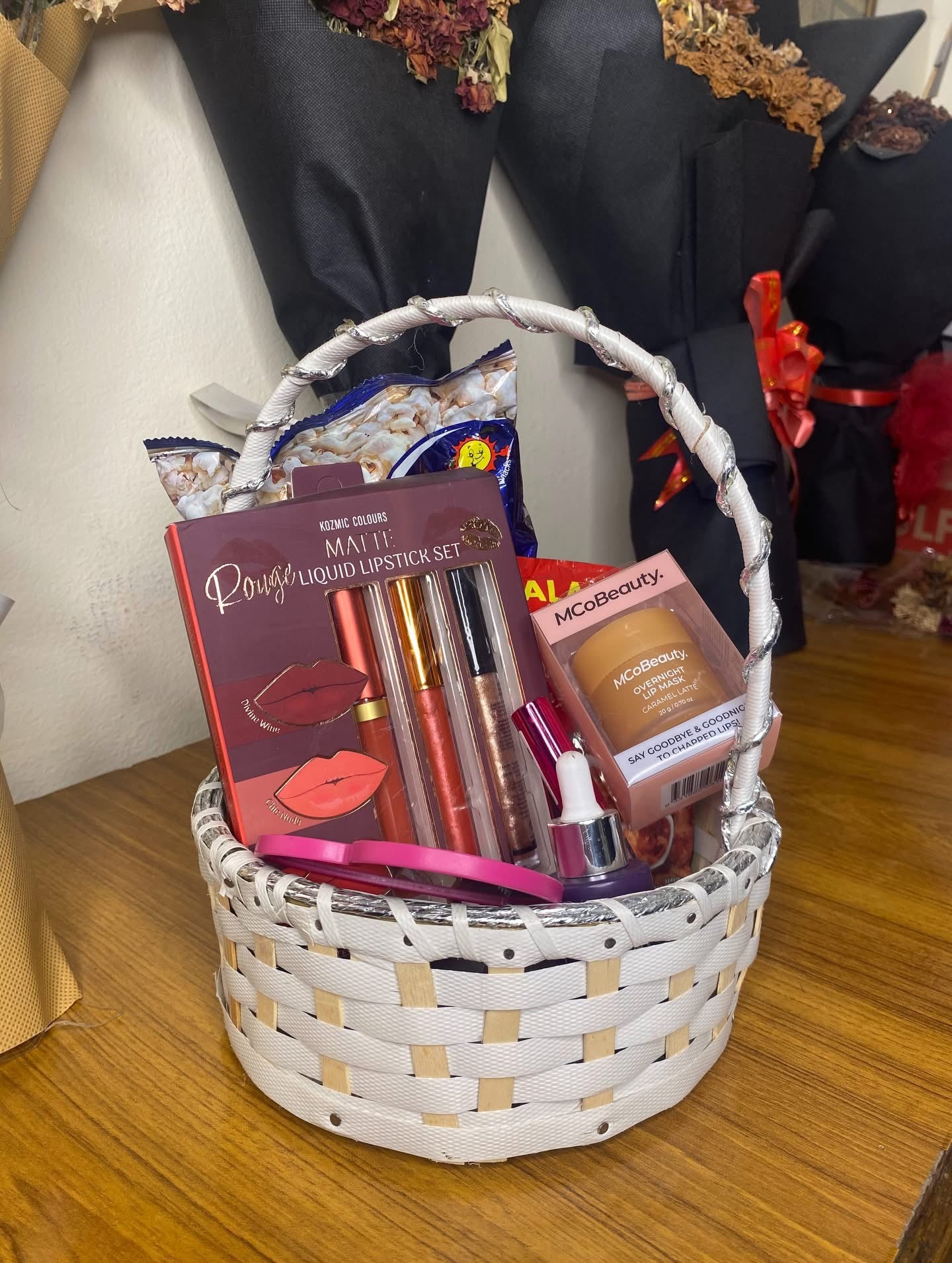 Makeup and Snack Basket