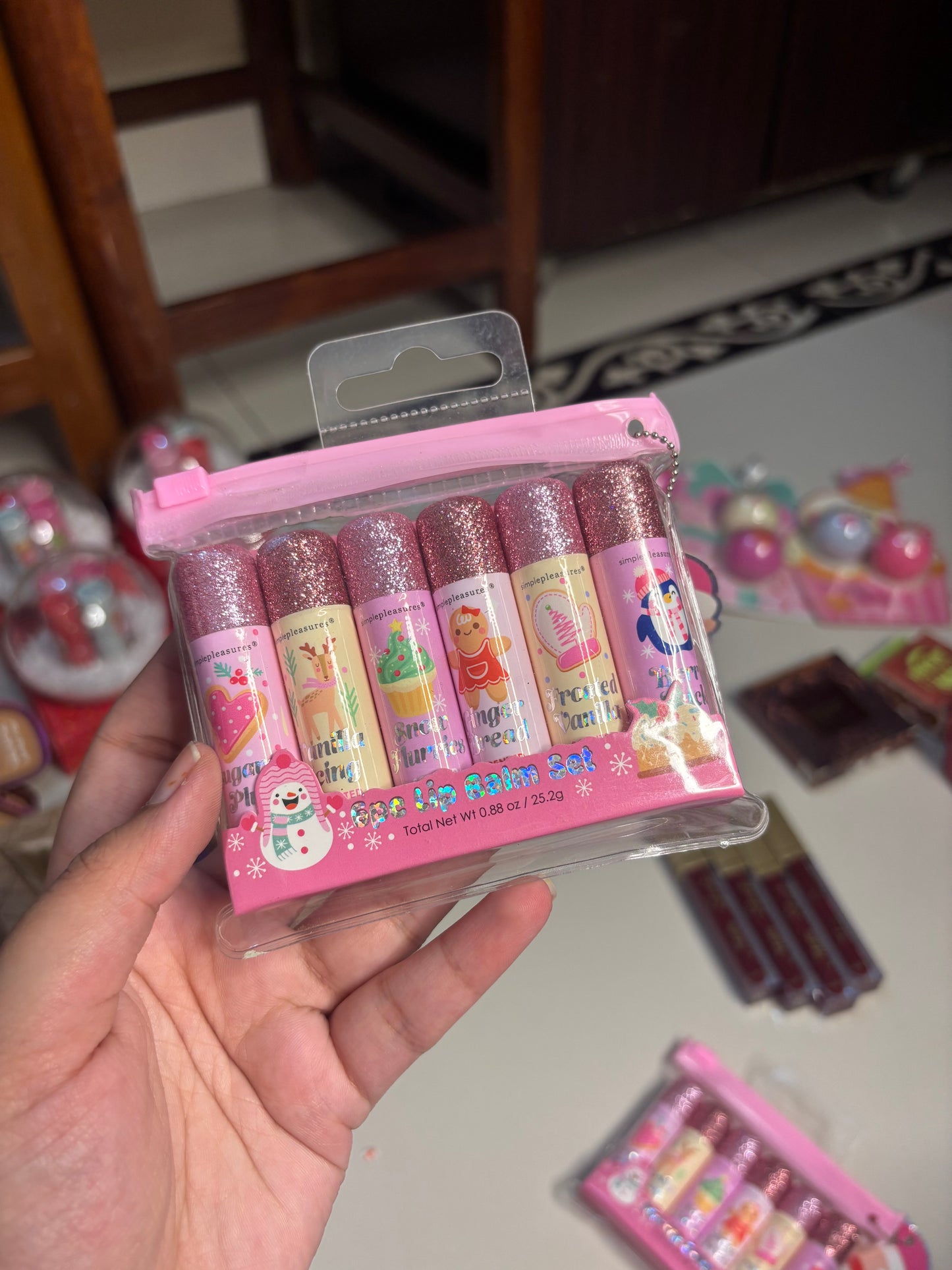 Simple Pleasures Pack of 6 Lip Balms