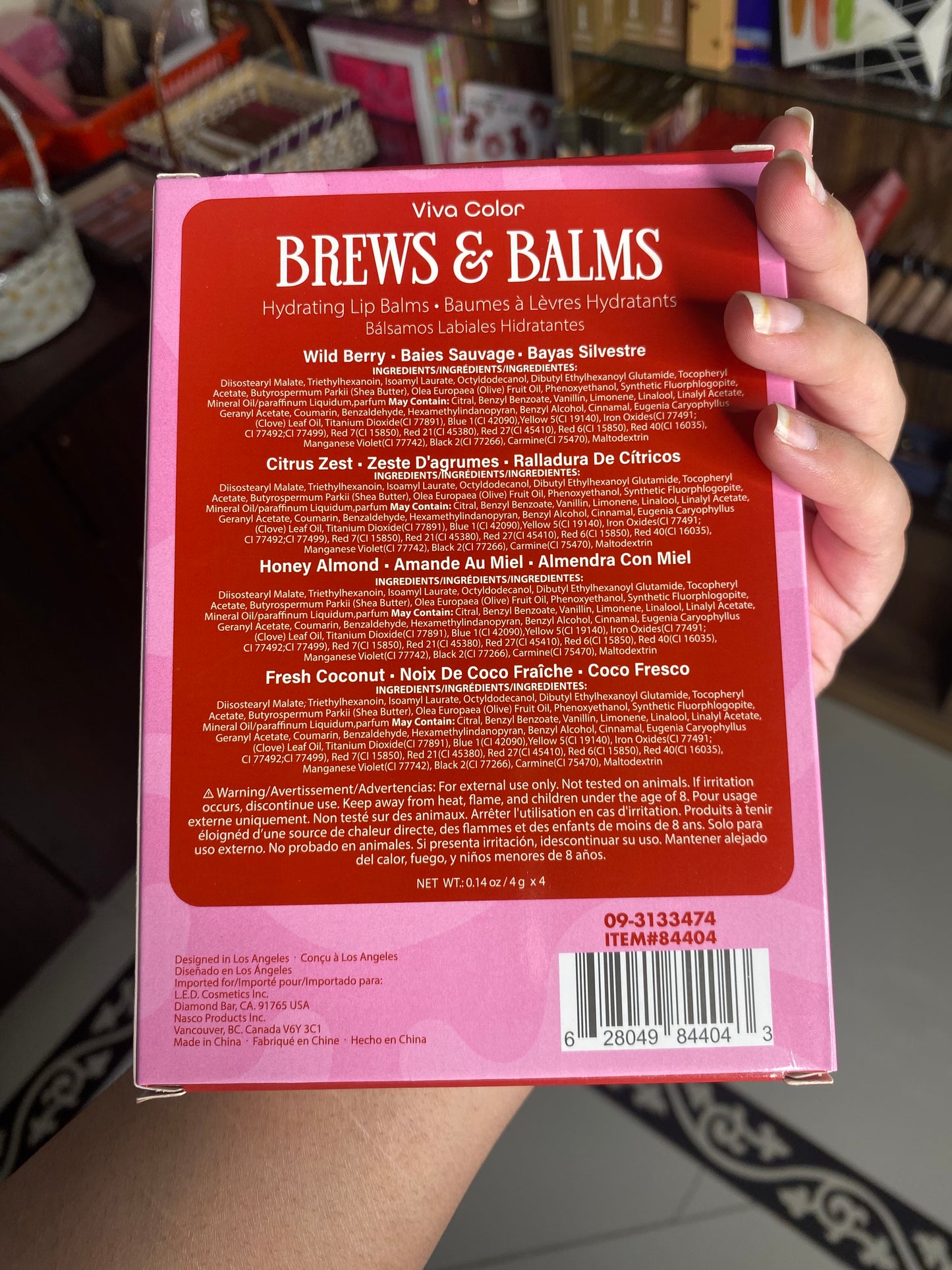 Brews & Balms Hydrating Lip Balms