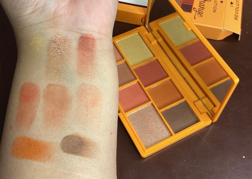 Revolution Choc Orange Eyeshadow Palette