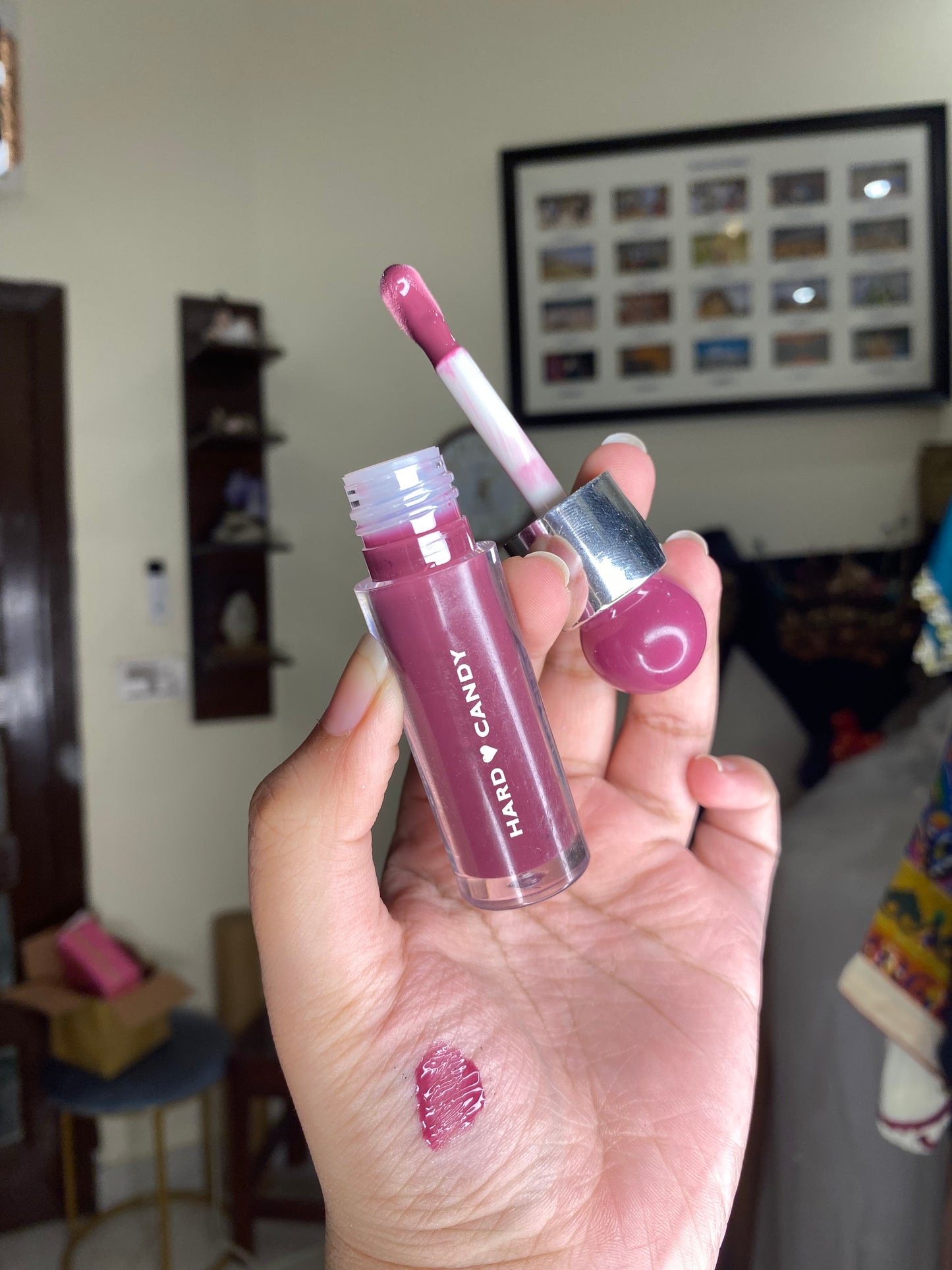 Hard Candy Glosstopia Lip Oil Shade Berry Bounce
