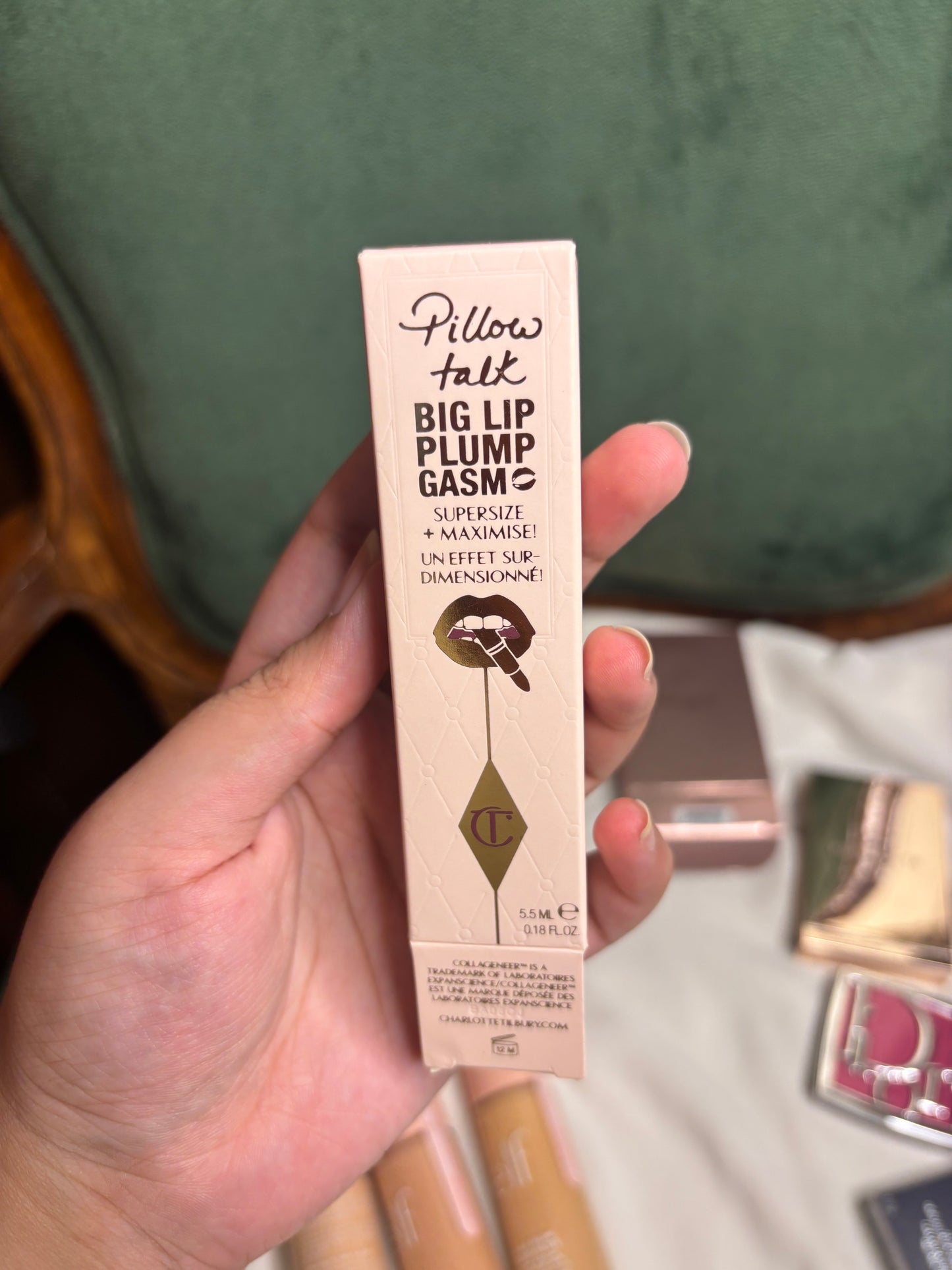 Charlotte Tilbury Pillow Talk Big Lip Plumpgasm – Pillow Talk Medium Deep | Plumping Lip Gloss
