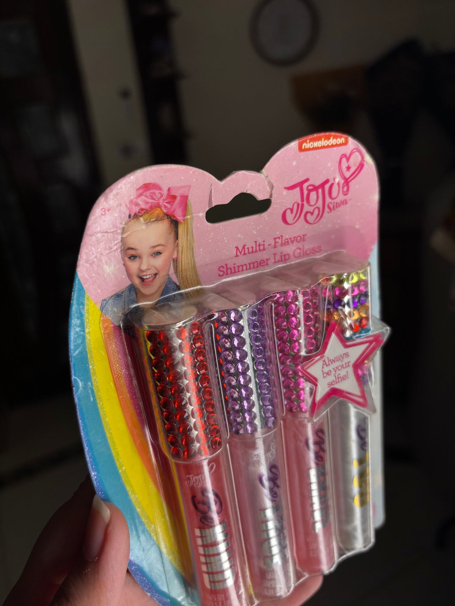 Jojo Siwa Pack of 4 Multi Flavor Shimmer Bejewelled Glosses