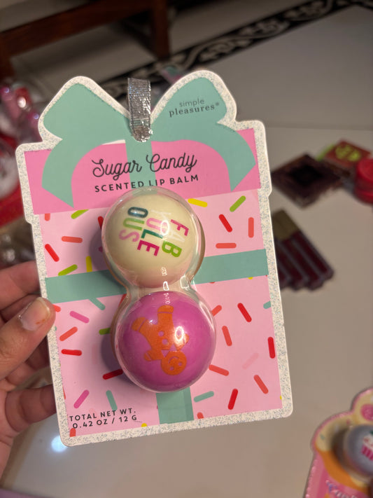 Simple Pleasures Sugar Candy Scented Lip Balm
