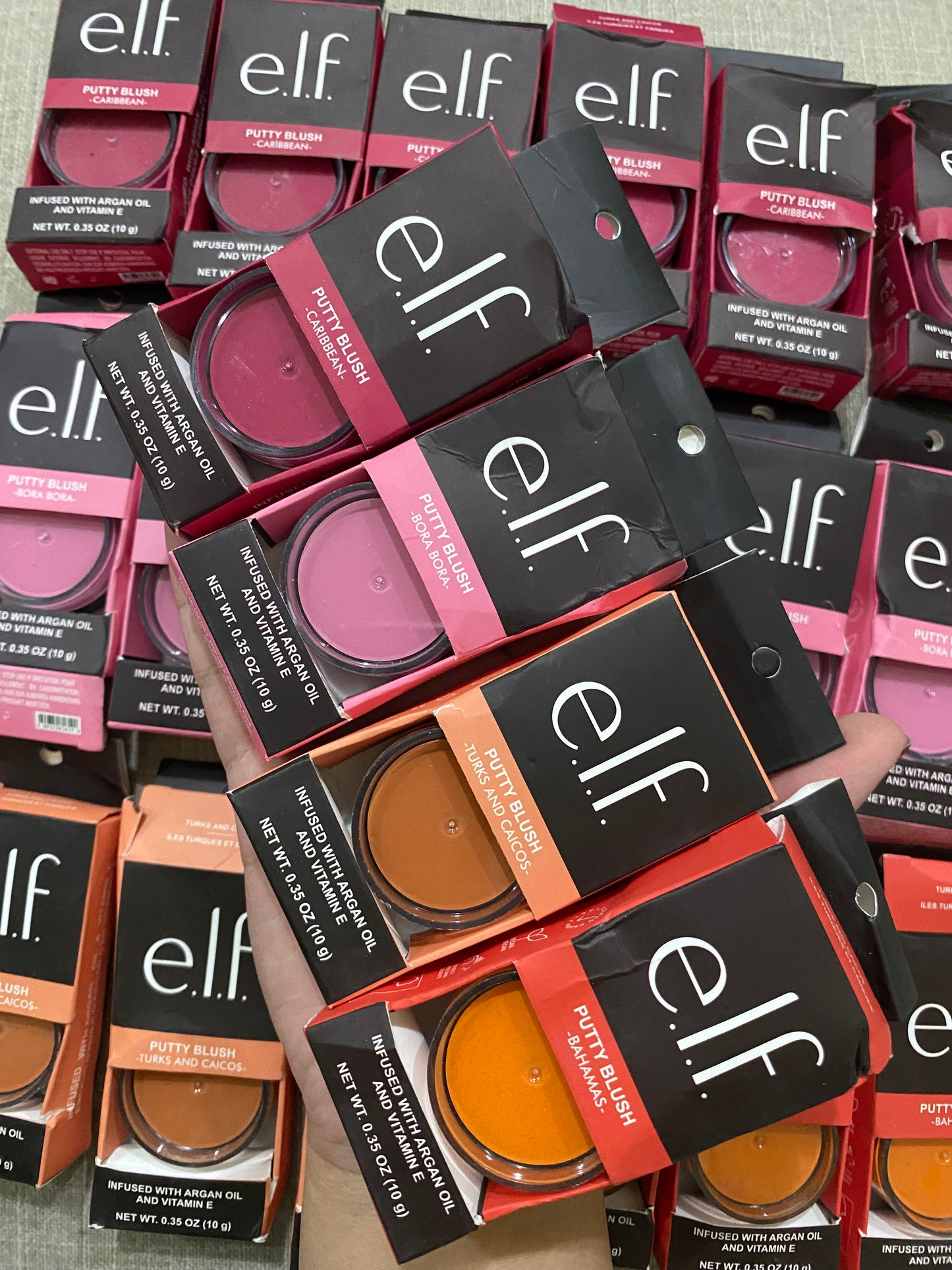 Elf Putty Blush infused with argan oil and vitamin e