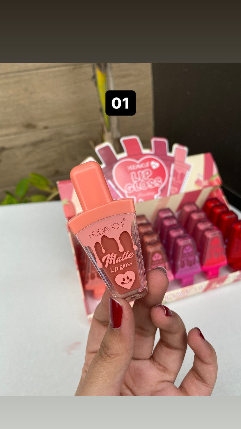 Huda Moji Cute Lip Gloss in six shades