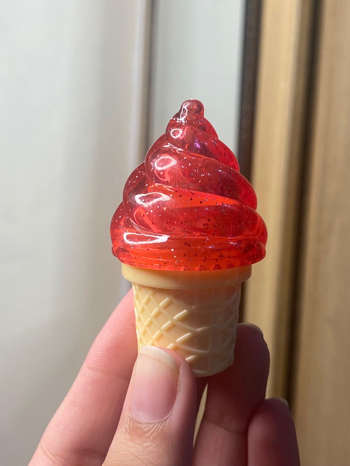 Ice Cream Cone Strawberry Balm