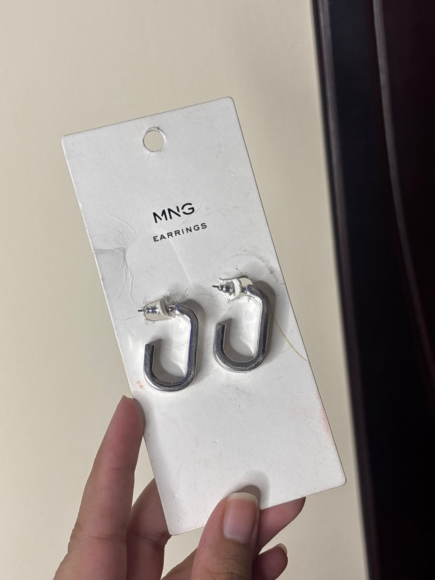 MNG Silver Hoops