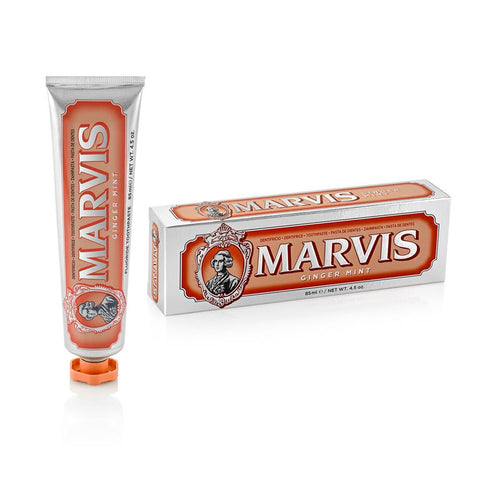 Marvis Toothpaste 85ml | Classic Strong Mint, Whitening & Ginger Mint