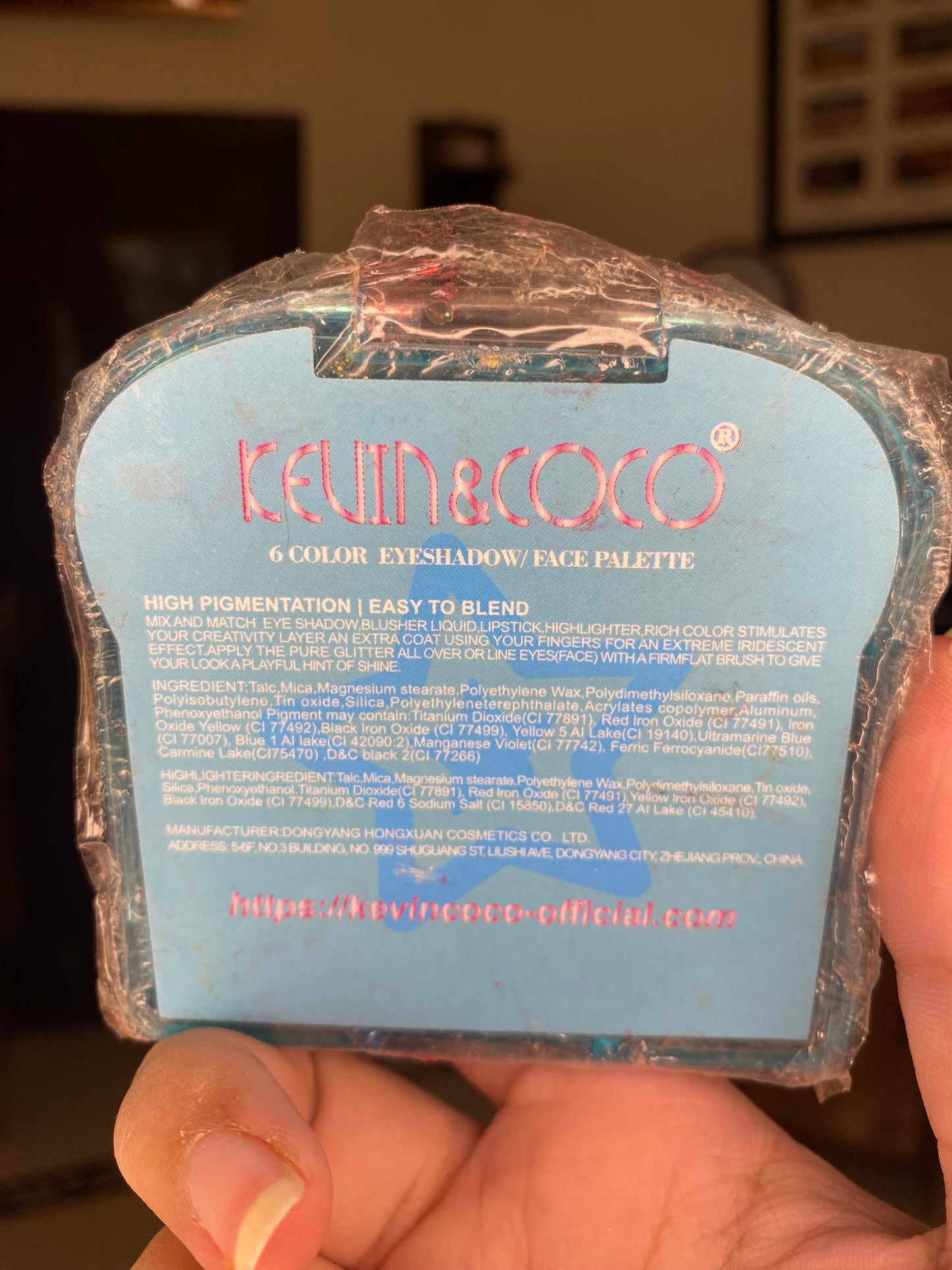 Kevin & Coco 6 Color Eyeshadow Palette