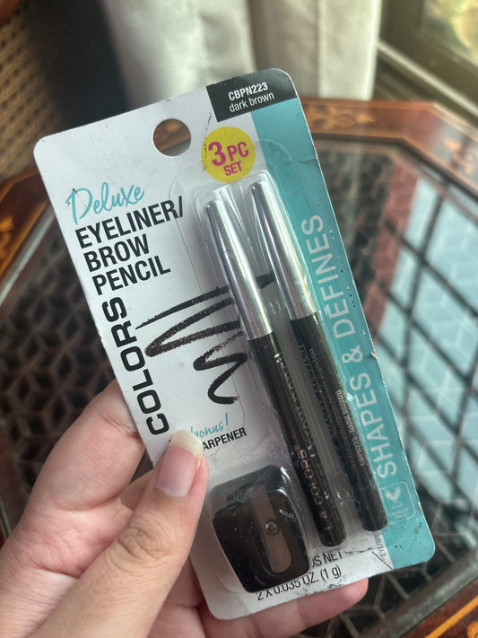 La colors Eyeliner/Eyebrow Pencil 3pc Set