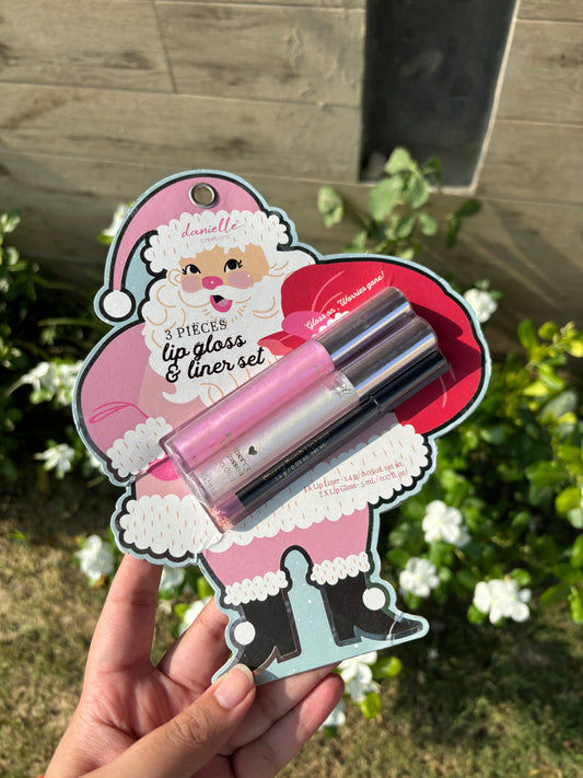 Danielle Creations 3 Pieces Lip Gloss & Lip Liner Set