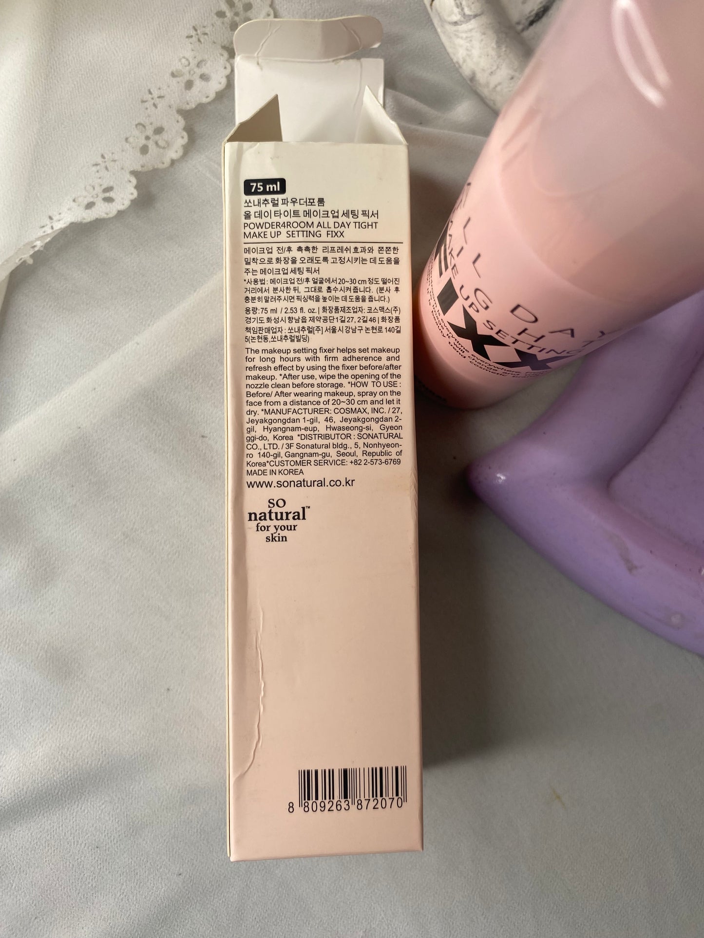 Fixx So Natural Powder 4 Room All Day Tight Setting Spray