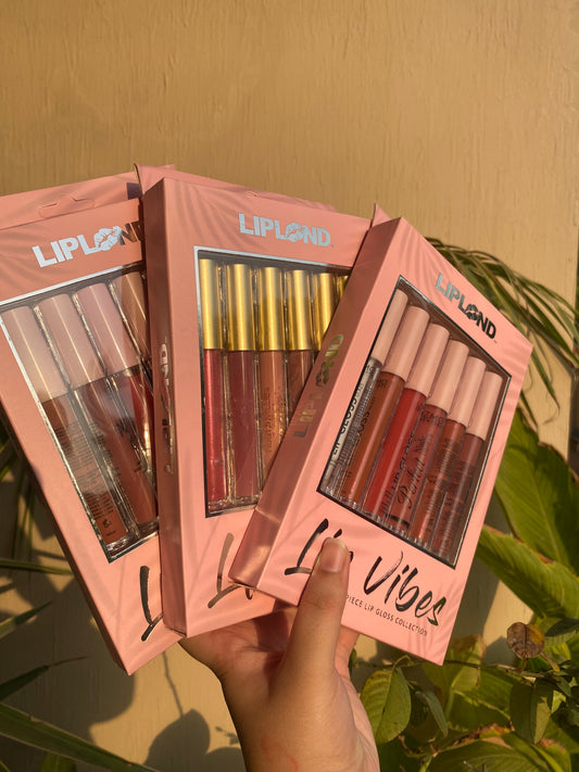 Lipland Lip Vibes Pack of 6 Lip Glosses