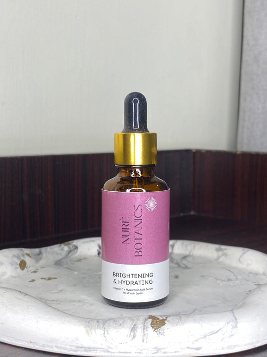 Nure Botanics Brightening and Hydrating Serum with Vitamin C and Hyaluronic Acid
