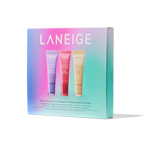 LANEIGE On-The-Glow Lip Balm Trio Set in Pakistan | Bling & Glow