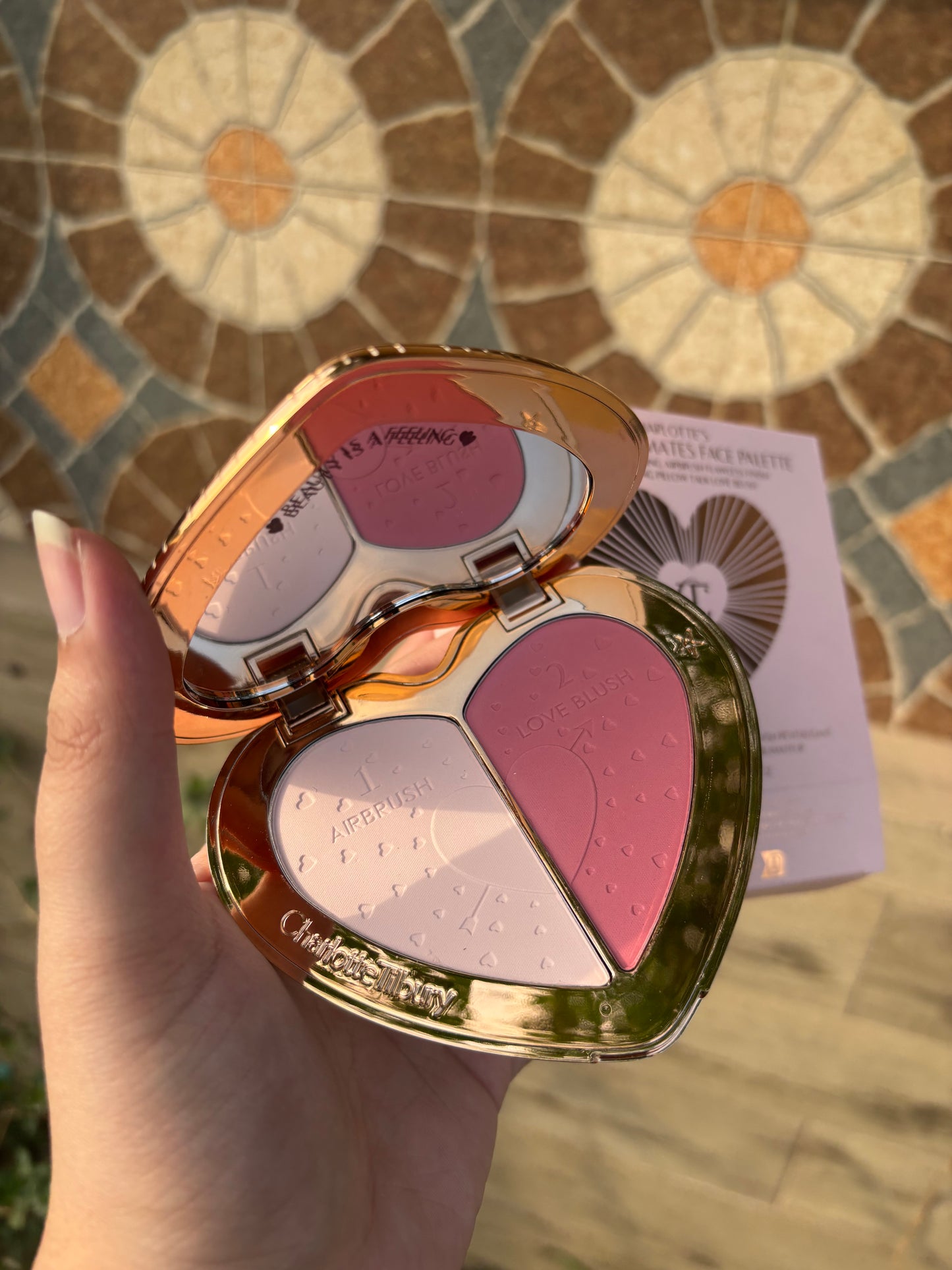 Charlotte Tilbury Pillow Talk FlawLess Pink blush & powder