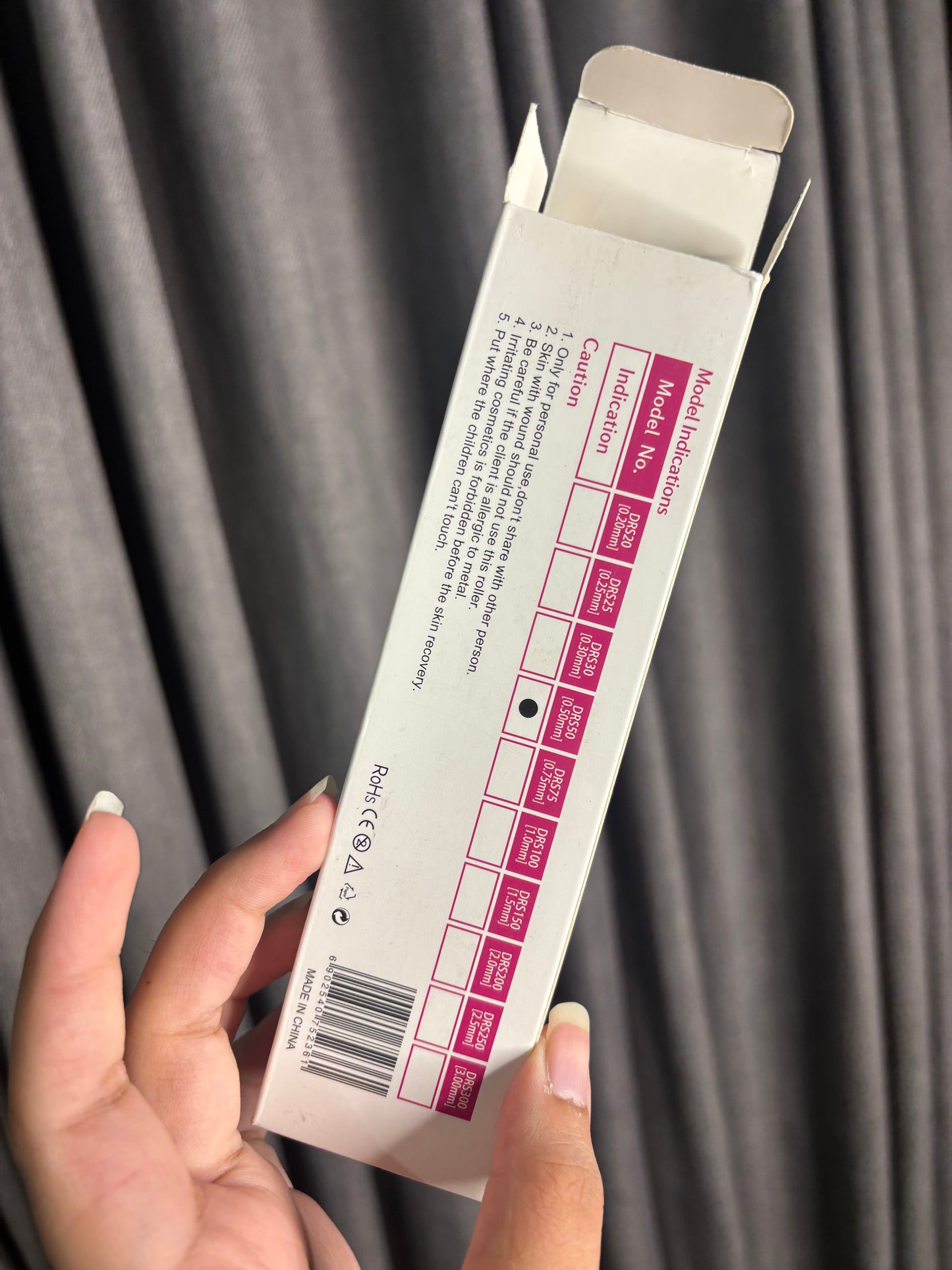 Derma Roller (0.5mm) 540 needles