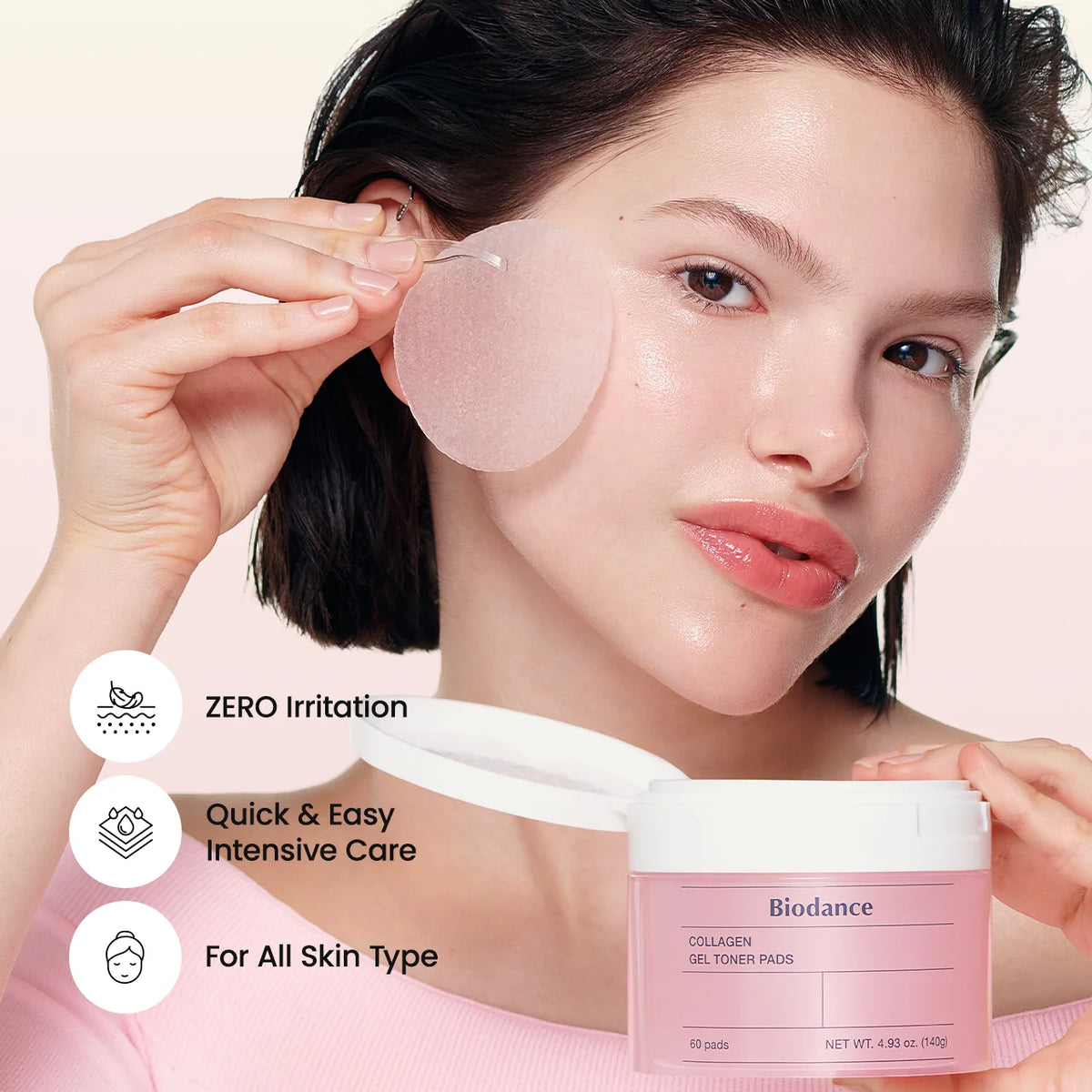 Biodance Collagen Gel Toner Pads | Hydrating & Plumping Toner Pads