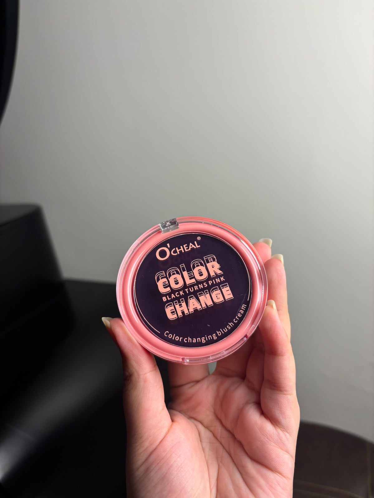 O’Cheal Colour Changing Blush Cream (Color Black turns Pink)