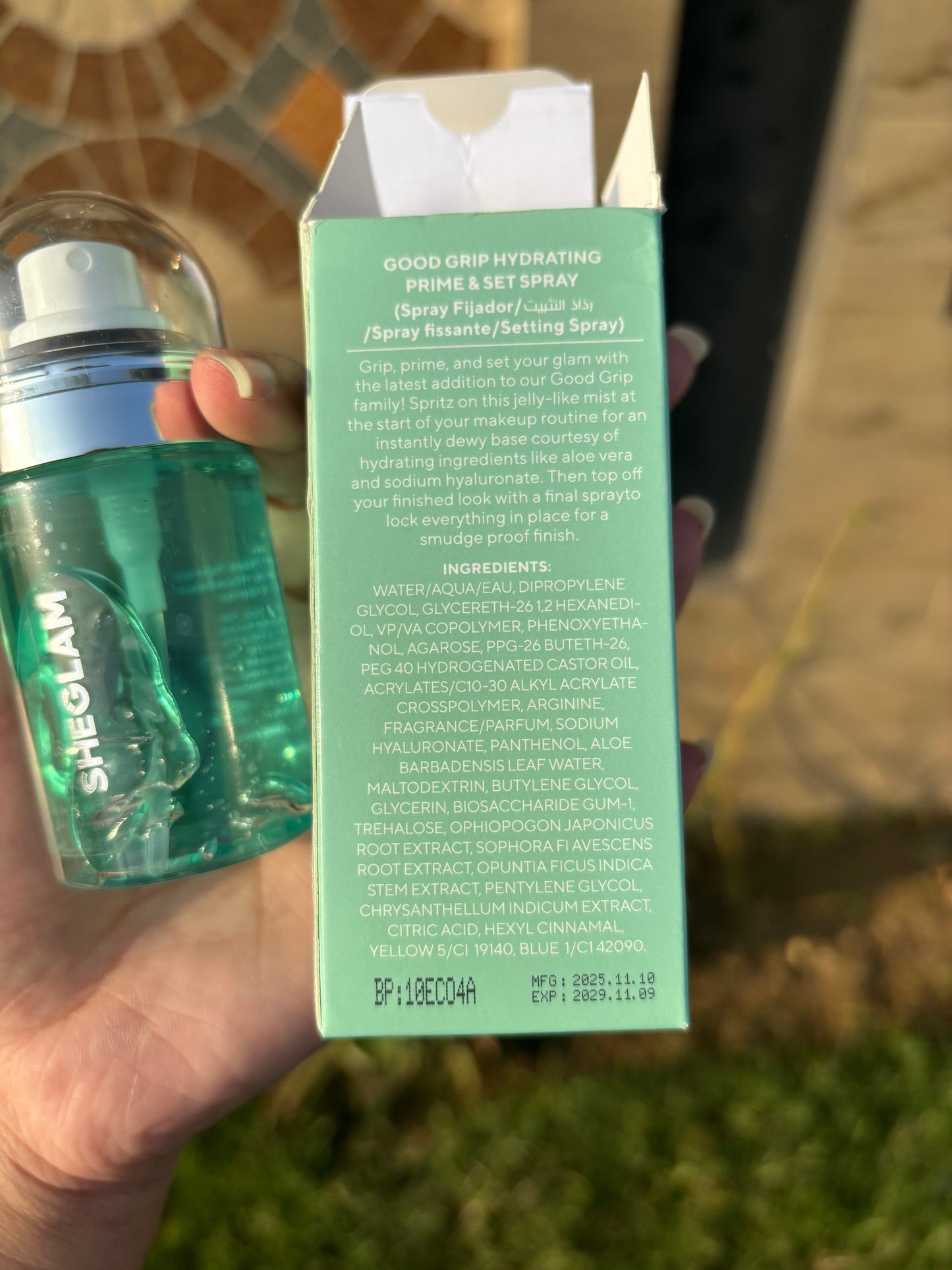 Sheglam Good Grip Hydrating Prime & Set Spray