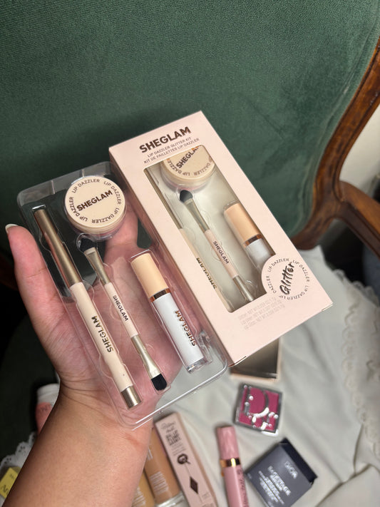 SHEGLAM Lip Dazzler Kit 4 in 1 | Glitter Lip Gloss & Lip Topper Set