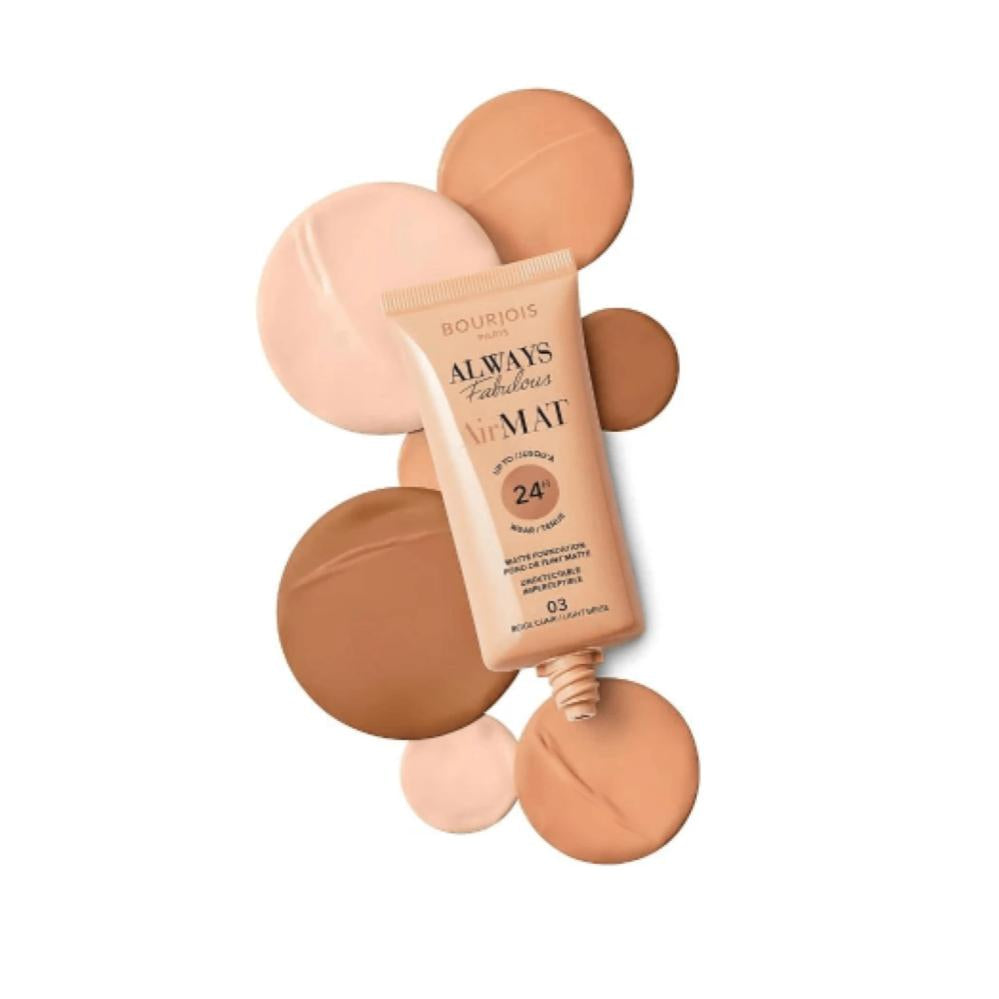 Bourjois Paris Air Mat Foundation (Matte Finish • Lightweight Feel • Long-Lasting Coverage)